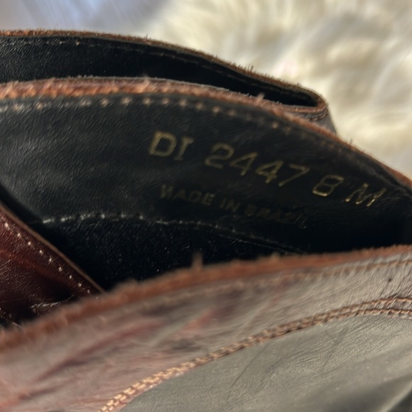 Dingo two-toned cowboy boots Made in Brazil size 8 - Picture 4 of 10